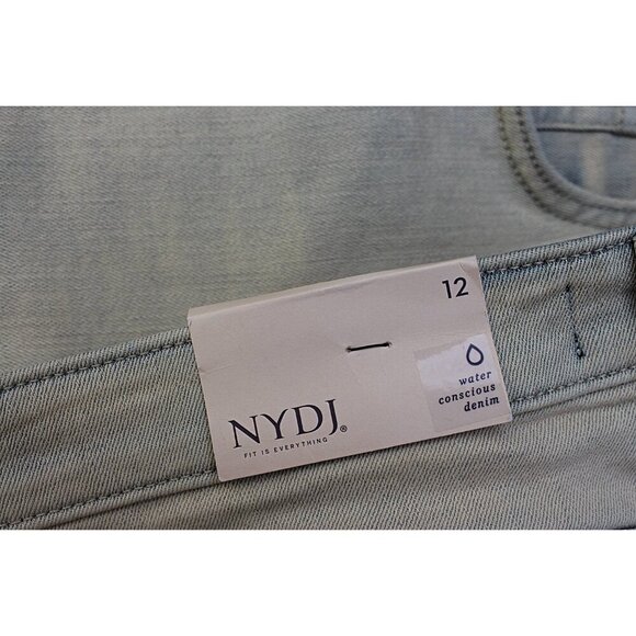 New w/Tags - sz 12 - NYDJ Margot Girlfriend Jeans in Equinox Wash, Reverse wash - Picture 3 of 13